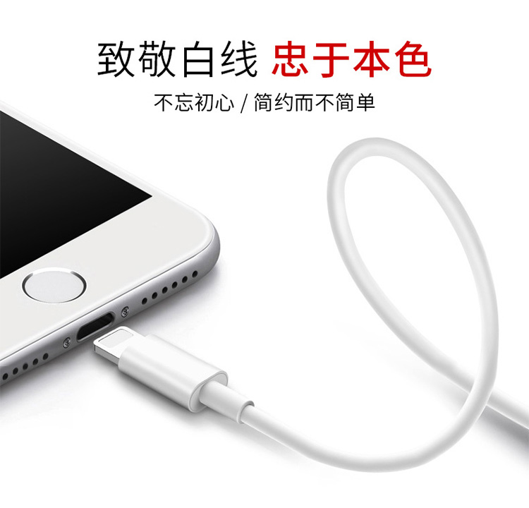 宏浩達iphone8/8plus/x蘋果快充數據線USB-C轉lightning